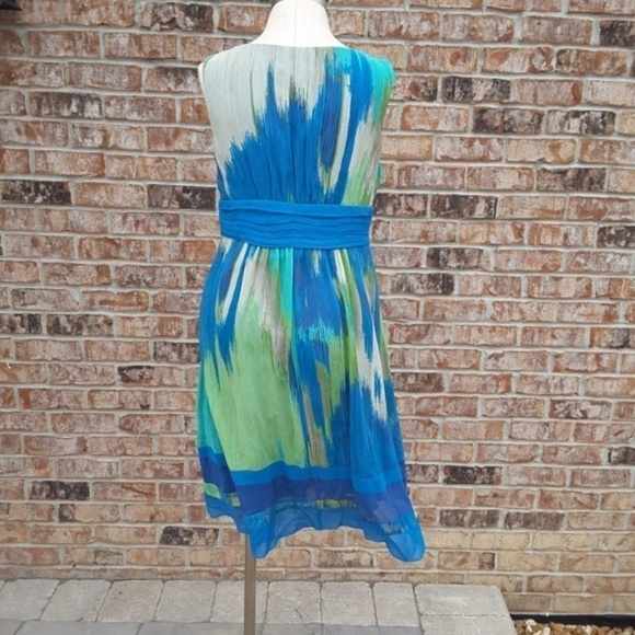 EUC Sangria Multicolored Sleeveless Dress 6 - Picture 4 of 7